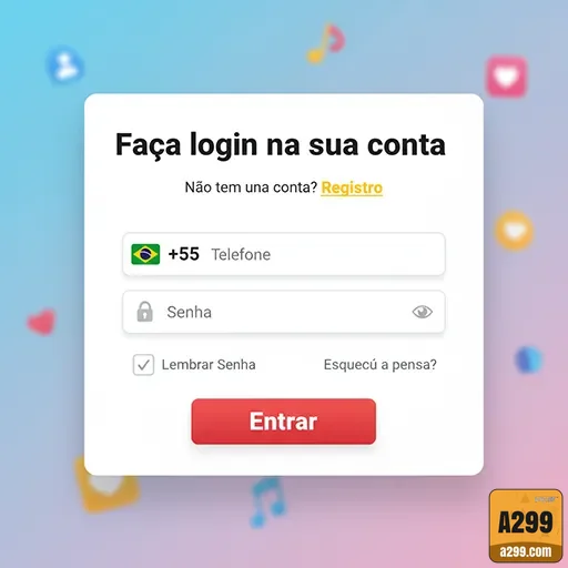 a299 - login premium - Entrar na Conta