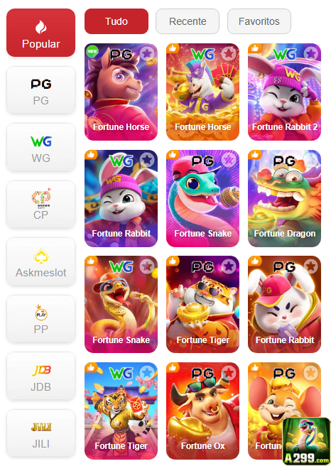 Experiência de Jogos a299.com